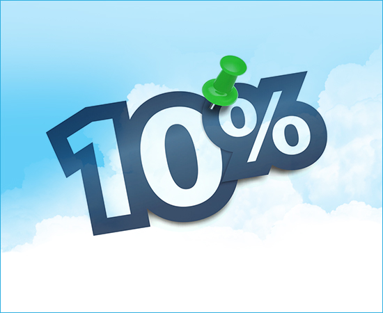 Закажи батут на понедельник-четверг, получи скидку 10%